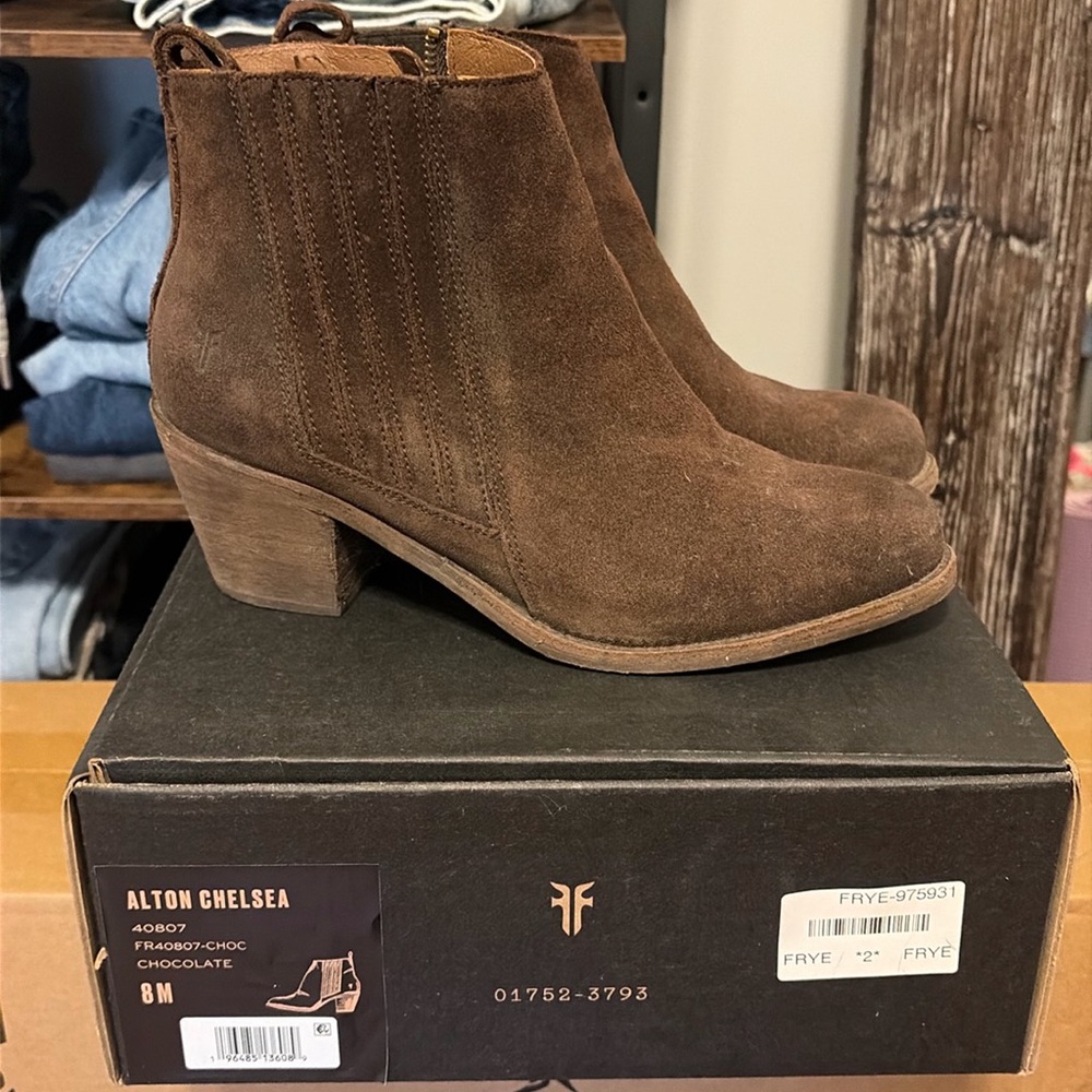 Frye Chocolate Boots